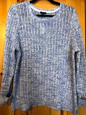 Talbots Crew Neck Sweater Open Weave Sweater, XL